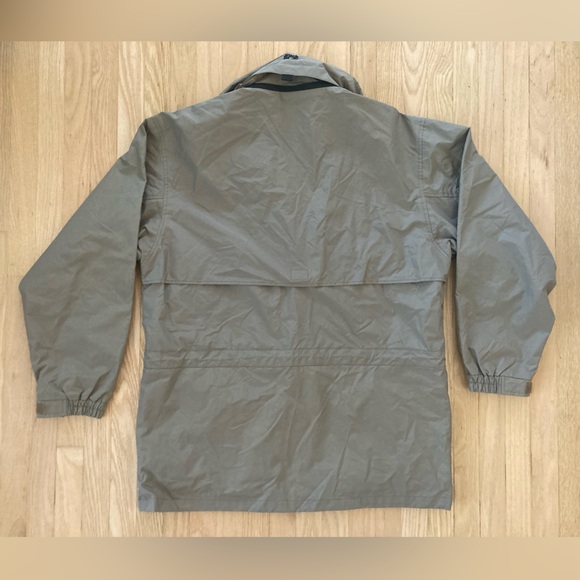 VTG Black Ice Taupe Teal Jacket Windbreaker Gorpcore Outdoors Fisherman Granola - Picture 4 of 10